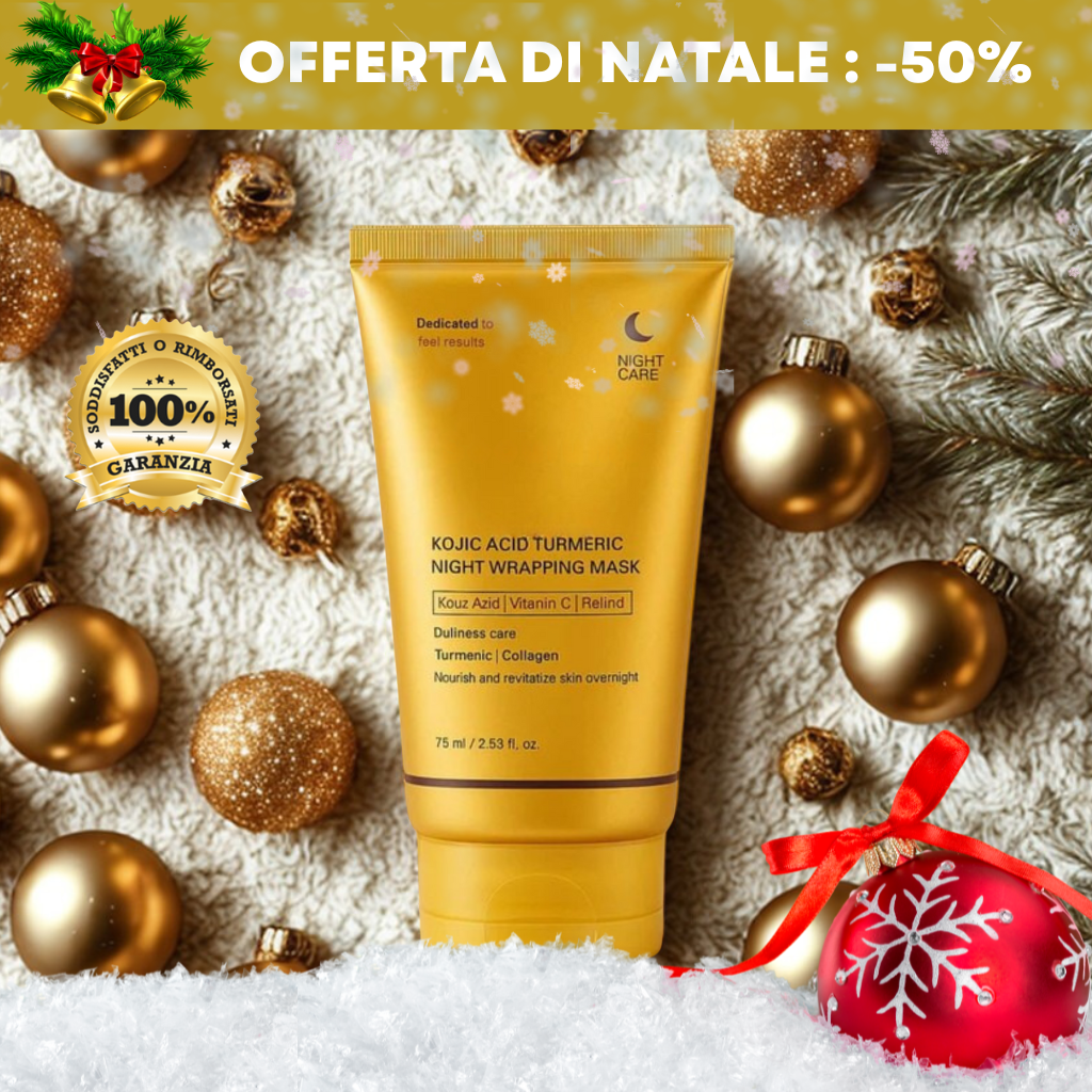 Maschera Coreana con Curcuma e Collagene