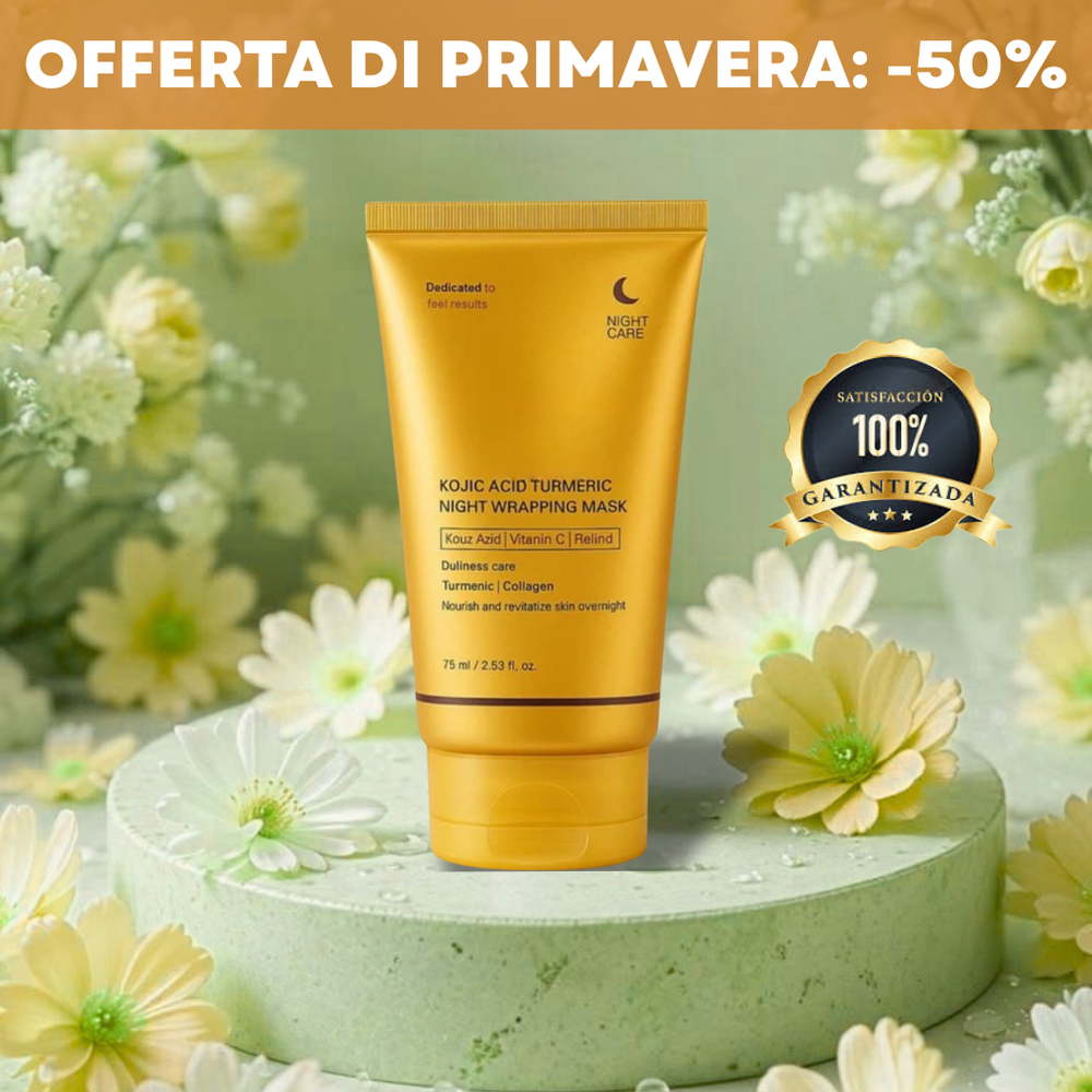 Maschera Coreana con Curcuma e Collagene