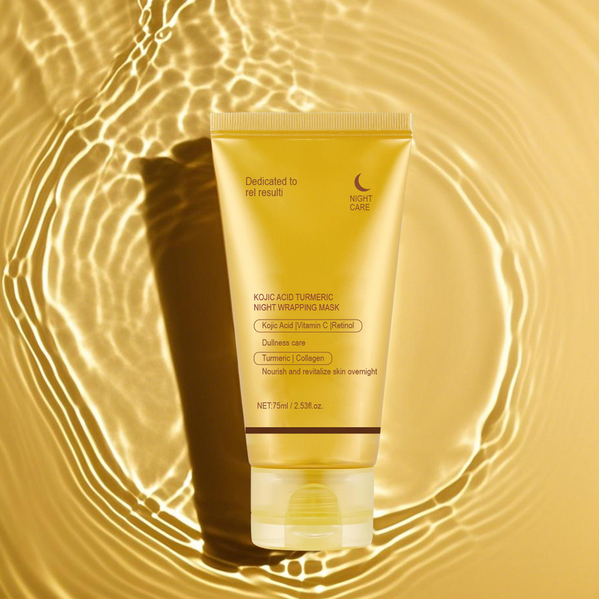 Maschera Coreana con Curcuma e Collagene